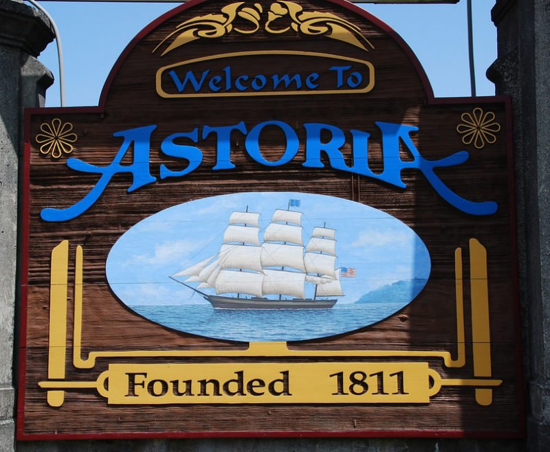 Astoria Oregon Sign