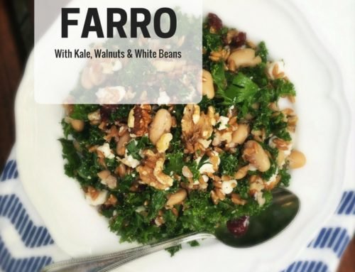 Recipe: Farro + Kale, Walnuts & White Beans