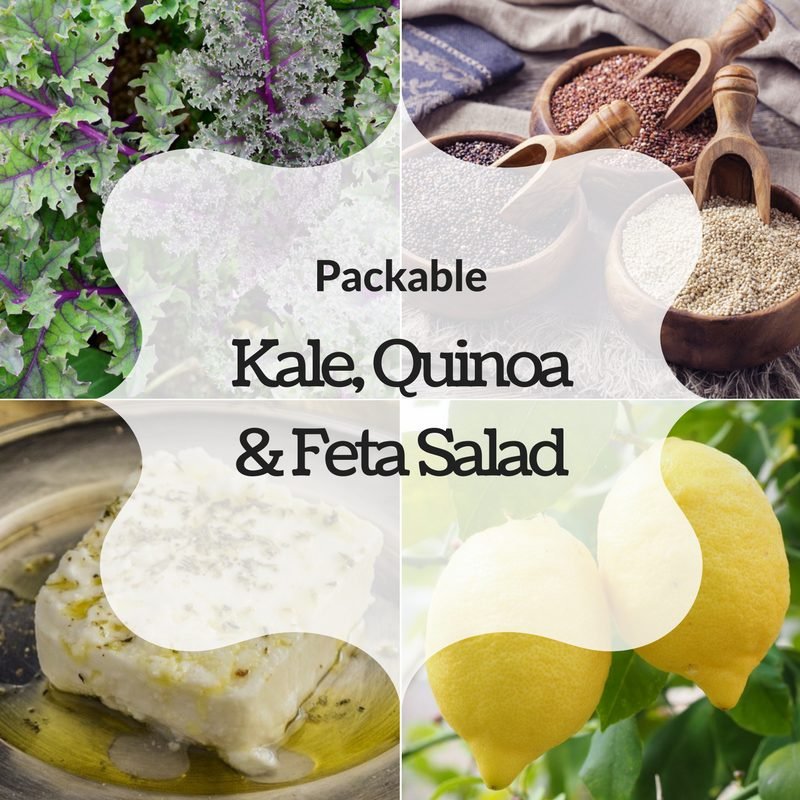 recipe kale quinoa feta salad